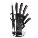 ZESTAW NOŻY W STOJAKU 8 EL. BERLINGER HAUS METALLIC LINE Carbon Pro BH-2685