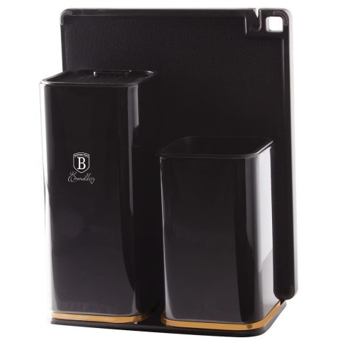 ZESTAW NOŻY Z PRZYBORAMI KUCHENNYMI I DESKĄ DO KROJENIA 13 EL. BERLINGER HAUS BLACK ROSE BH-2545