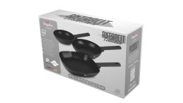 ZESTAW PATELNI TYTANOWYCH 20/24/28CM BERLINGER HAUS ANTRACIT BH-8139
