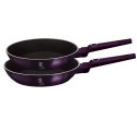 ZESTAW PATELNI TYTANOWYCH 22/26cm BERLINGER HAUS PURPLE ECLIPSE BH-6789