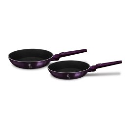 ZESTAW PATELNI TYTANOWYCH 22/26cm BERLINGER HAUS PURPLE ECLIPSE BH-6789