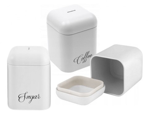 ZESTAW POJEMNIKÓW KUCHENNYCH HERABATA KAWA CUKIER KLAUSBERG KB-7505