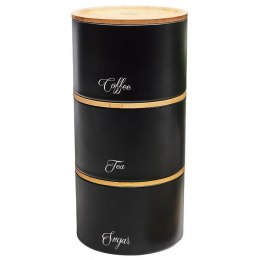 ZESTAW POJEMNIKÓW KUCHENNYCH KAWA HERBATA CUKIER KLAUSBERG KB-7506