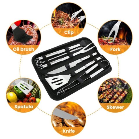 ZESTAW PRZYBORÓW DO GRILLA 10 EL. ZILNER ZL-2131