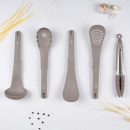 ZESTAW PRZYBORÓW KUCHENNYCH 5-ELE BERLINGER HAUS TAUPE BH-6335