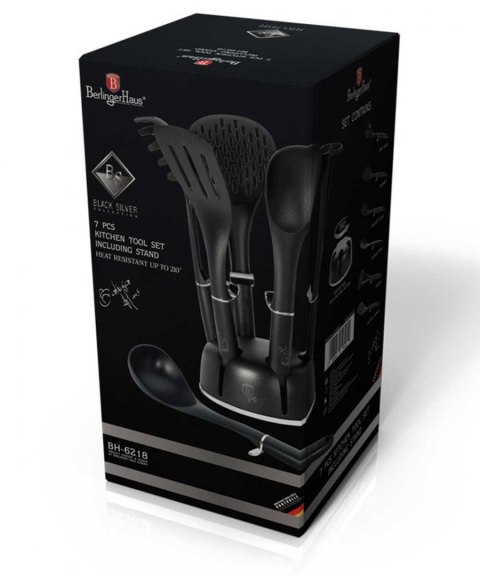 ZESTAW PRZYBORÓW KUCHENNYCH 7 EL. BERLINGER HAUS BLACK ROYAL BH-6218