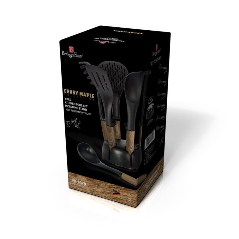 ZESTAW PRZYBORÓW KUCHENNYCH 7 EL. BERLINGER HAUS EBONY MAPLE BH-6220