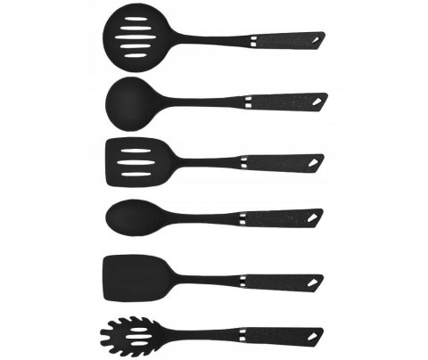 ZESTAW PRZYBORÓW KUCHENNYCH 7 EL. NYLON ZILNER ZL-5130-BK