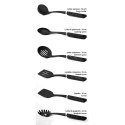 ZESTAW PRZYBORÓW KUCHENNYCH 7 EL. NYLON ZILNER ZL-5130-BK