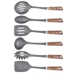 ZESTAW PRZYBORÓW KUCHENNYCH 7 EL. NYLON ZILNER ZL-5130-BR