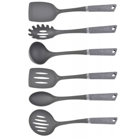 ZESTAW PRZYBORÓW KUCHENNYCH 7 EL. NYLON ZILNER ZL-5130-GU