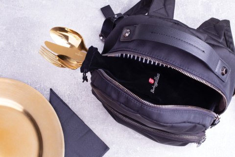 ZESTAW SZTUĆCÓW 4 EL. Z POKROWCEM BERLINGER HAUS CHAMPAGNE BH-2728