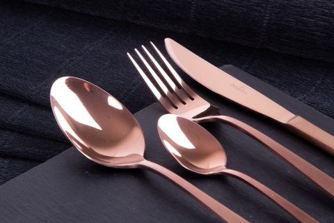 ZESTAW SZTUĆCÓW 4 EL. Z POKROWCEM BERLINGER HAUS ROSEGOLD BH-2727