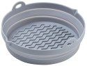 ZESTAW WKŁADÓW SILIKONOWYCH DO FRYTKOWNICY BEZTŁUSZCZOWEJ 2 SZTUKI OKRĄGŁY 20CM SKŁADANY KLAUSBERG KB-7789