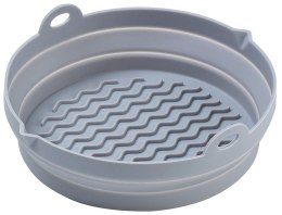 ZESTAW WKŁADÓW SILIKONOWYCH DO FRYTKOWNICY BEZTŁUSZCZOWEJ 2 SZTUKI OKRĄGŁY 20CM SKŁADANY KLAUSBERG KB-7789