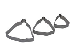 ZESTAW WYKRAWACZY DO CIASTEK PIERNIKÓW DZWONEK 3-ELE BRUNBESTE BB-3034