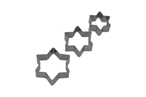 ZESTAW WYKRAWACZY DO CIASTEK PIERNIKÓW GWIAZDKA 3-ELE BRUNBESTE BB-3036