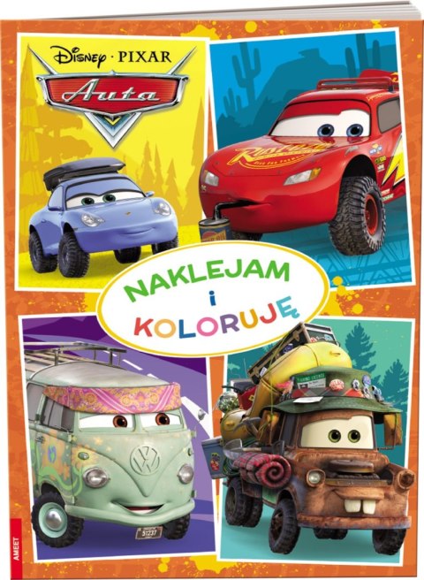 Ameet: DISNEY Pixar - Auta. Naklejam I Koloruję