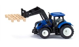 Taktor z widłami i paletami New Holland | Siku Super | Seria 15