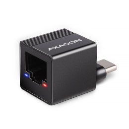 AXAGON ADE-MINIC Miniatur aluminum USB-C 3.2 Gen 1 Gigabit Ethernet 10/100/1000 Mb/s adapter with automatic installation
