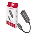 AXAGON ADE-TR Compact aluminum USB 3.2 Gen 1 Gigabit Ethernet 10/100/1000Mbit adapter with automatic installation