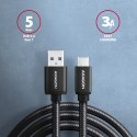 AXAGON Data and charging USB 3.2 Gen 1 cable, 1 m | BUCM3-AM10AB | USB Type A - USB Type C