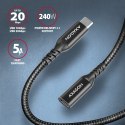 AXAGON Extension USB 20Gbps cable, 1 m | BUCM32-CF10AB | USB-C to USB-C