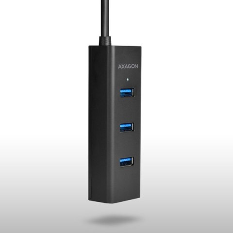 AXAGON Four-port USB 3.0 hub with fast charging and power support | HUE-S2B