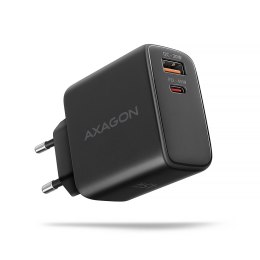 AXAGON GaN wallcharger 2x port (USB-A + USB-C), PD3.0/PPS/QC4+/SFC2.0/AFC/SCP/FCP/Apple, 45W | ACU-PQ45