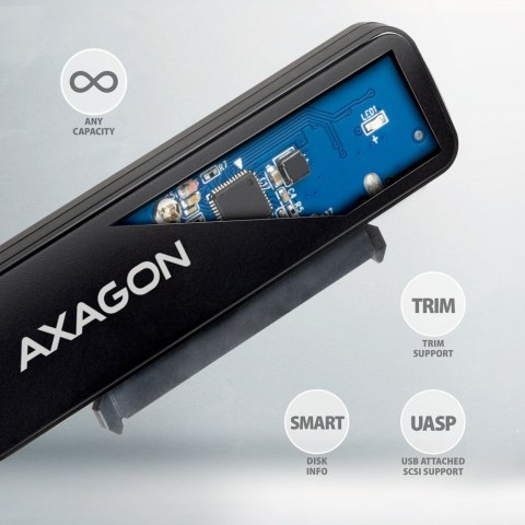 AXAGON USB-A 5Gbps SLIM adapter for 2.5" SSD/HDD | ADSA-FP2A