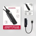 AXAGON USB-A 5Gbps SLIM adapter for 2.5" SSD/HDD | ADSA-FP2A