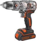 BLACK & DECKER 18V Drill Driver with 2x2.0 Ah Batteries | BCD383D2XK-QW