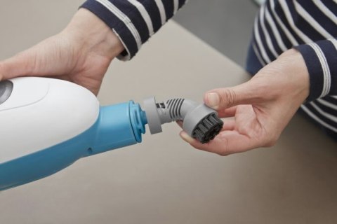 BLACK & DECKER | Steam mop | FSMH13E10-QS | Power 1300 W | Water tank capacity 0.38 L | White/Blue