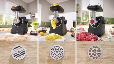 Bosch Food Mincer | MFWS430B | Czarny | Liczba prędkości 2 | Wydajność (kg/min) 2.5