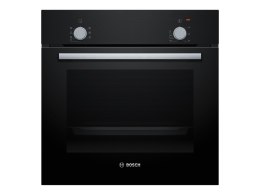 Bosch Oven | HBF010BA0 | 66 L | Electric | Manual | Knobs | Height 59.5 cm | Width 59.4 cm | Black