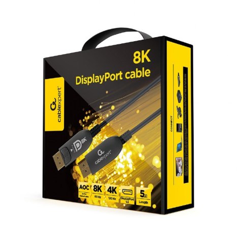 Cablexpert CC-DP8K-AOC-5M Active Optical (AOC) 8K DisplayPort cable "AOC Premium Series", 5 m | Cablexpert
