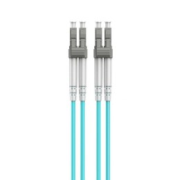 Cablexpert Multimode Duplex OM4 50/125 Fiber Optic Cable | CFO-MDOM4-LC/LC-1M | Blue | 1 m