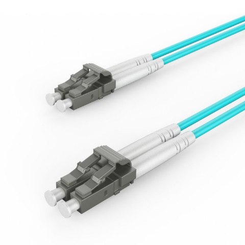 Cablexpert Multimode Duplex OM4 50/125 Fiber Optic Cable | CFO-MDOM4-LC/LC-1M | Blue | 1 m