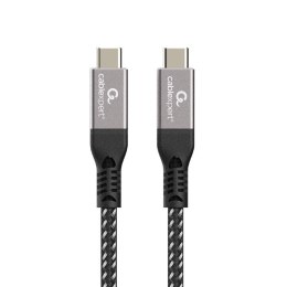 Cablexpert Premium USB 4 Type-C charging and data cable | CCBP-USB4-CMCM240-1.5M | Black | 24 pin USB-C - male | 1.5 m