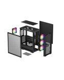 Deepcool CC560 MESH V2 | Black | Mid Tower | Power supply included No | ATX PS2