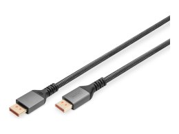 DIGITUS 16K DisplayPort Connection Cable, Version 2.1, 1m, 80G, Black | Digitus