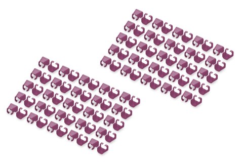 DIGITUS Color clips for Patch cable, Magenta | Digitus