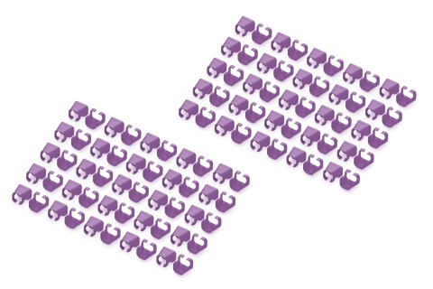 DIGITUS Color clips for Patch cable, Violet | Digitus