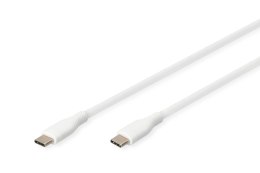 Digitus Silicone Connection Cable | AK-300341-010-W | USB-C to USB-C