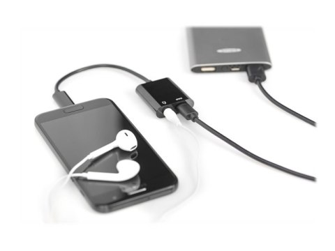 Digitus | USB Type-C adapter/Converter, Type-C to USB Type-C with 3.5mm stereo | AK-300400-002-S