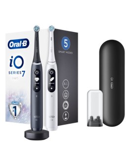 Elektryczna szczoteczka do zębów Oral-B | iO 7 Duo Pack | Akumulatorowa | Dla dorosłych | Liczba główek szczoteczki w zestawie 2