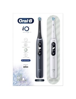 Elektryczna szczoteczka do zębów Oral-B | iO 7 Duo Pack | Akumulatorowa | Dla dorosłych | Liczba główek szczoteczki w zestawie 2