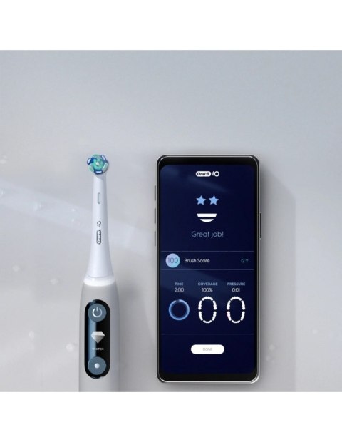 Elektryczna szczoteczka do zębów Oral-B | iO 7 Duo Pack | Akumulatorowa | Dla dorosłych | Liczba główek szczoteczki w zestawie 2