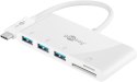 Goobay USB-C Multiport Adapter to 3x USB-A, Cardreader | 40759