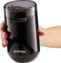 Gorenje | Coffee Grinder | SMK150SB | 150 W | Coffee beans capacity 45 g | Lid safety switch | Black